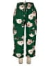 Shein 100% Polyester Floral Green Casual Pants Size XL - photo 1