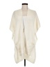 Happily Grey 100% Wool Ivory Poncho One size - photo 1