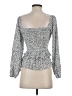Altar'd State Silver Long Sleeve Blouse Size S - photo 2