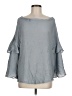 Wishlist Apparel 100% Polyester Gray 3/4 Sleeve Blouse Size M - photo 1