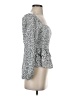 Altar'd State Silver Long Sleeve Blouse Size S - photo 4