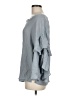 Wishlist Apparel 100% Polyester Gray 3/4 Sleeve Blouse Size M - photo 5