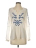 Lovers + Friends 100% Polyester Ivory Long Sleeve Blouse Size S - photo 1