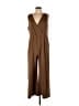 Uniqlo Solid Brown Jumpsuit Size L - photo 1