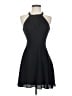 Express 100% Polyester Solid Black Cocktail Dress Size 0 - photo 1