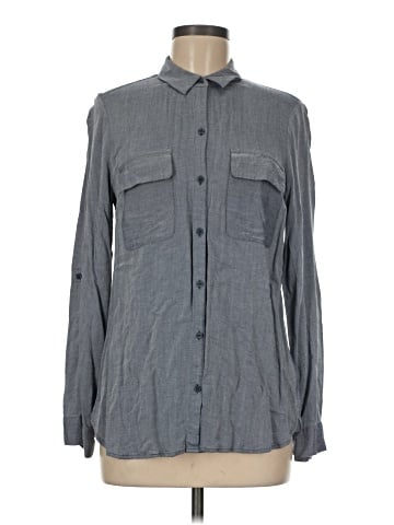 Express Long Sleeve Button-Down Shirt (view 1)
