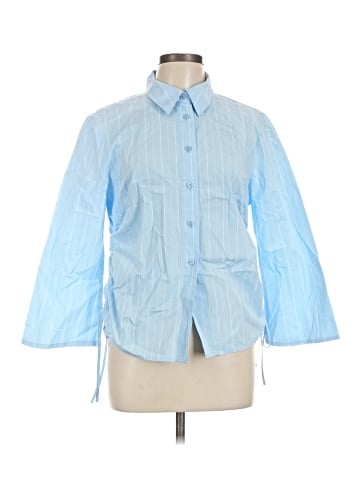 Wild Fable 3/4 Sleeve Button-Down Shirt (view 1)