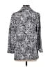MULTIPLES Animal Print Silver Blazer Size M - photo 2