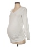 Old Navy - Maternity Ivory Long Sleeve T-Shirt Size M - photo 1