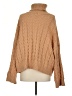 Mud Pie 100% Polyester Solid Tan Turtleneck Sweater Size Sm - Med - photo 2