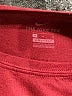 Nike 100% Polyester Burgundy Long Sleeve Top Size M (kids) - photo 3
