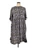 Ellos 100% Rayon Print Blue Gray Casual Dress Size 18 - photo 1
