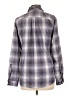 Royal Robbins 100% Polyester Plaid Gray Long Sleeve Blouse Size L - photo 2