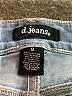 d.jeans Blue Denim Shorts Size 8 - photo 3