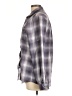 Royal Robbins 100% Polyester Plaid Gray Long Sleeve Blouse Size L - photo 5