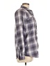 Royal Robbins 100% Polyester Plaid Gray Long Sleeve Blouse Size L - photo 4