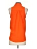 Paradise Orange Sleeveless Blouse Size S - photo 2