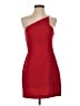 BCBGeneration Solid Red Cocktail Dress Size S (estimated) - photo 1