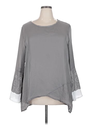 David Lerner 3/4 Sleeve Blouse (view 1)