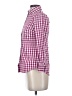 J.Crew Checkered-gingham Pink 3/4 Sleeve Button-Down Shirt Size XXS (petite) - photo 5