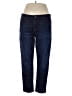 Eileen Fisher Solid Blue Jeans Size 16 - photo 1