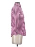J.Crew Checkered-gingham Pink 3/4 Sleeve Button-Down Shirt Size XXS (petite) - photo 4