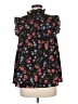 Kate Spade New York 100% Polyester Black Sleeveless Blouse Size M - photo 2