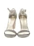 Stuart Weitzman Metallic Silver Sandals Size 8 - photo 2