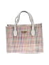 Guess Tweed White Satchel One size - photo 1