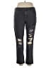 American Eagle Outfitters Graphic Black Jeans Size 16 Reg - photo 1
