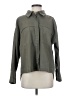 Mirth 100% Cotton Gray Long Sleeve Button-Down Shirt Size XS - photo 1
