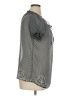 Vintage DCC 100% Polyester Gray Short Sleeve Blouse Size XL - photo 4