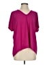 Ann Taylor 100% Polyester Pink Short Sleeve Blouse Size S - photo 1