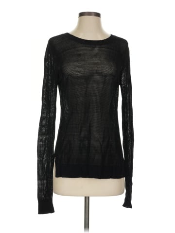 ETC Long Sleeve Silk Top (view 1)