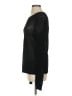 ETC Black Long Sleeve Silk Top Size S - photo 5
