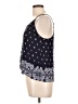 Eyeshadow Blue Sleeveless Blouse Size L - photo 5