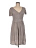 Three Dots Solid Gray Casual Dress Size M - photo 1