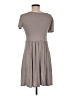 Three Dots Solid Gray Casual Dress Size M - photo 2