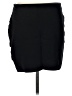 Zara Basic Solid Black Casual Skirt Size L - photo 2