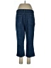 First Issue by Liz Claiborne 100% Cotton Chevron-herringbone Blue Jeans Size 12 - photo 2