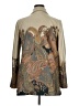 Susan Graver Paisley Tan Blazer Size 1X - photo 2