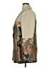 Susan Graver Paisley Tan Blazer Size 1X - photo 5