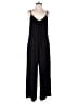 Anrabess Solid Black Jumpsuit Size XL - photo 1