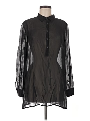 PureDKNY Long Sleeve Blouse (view 1)