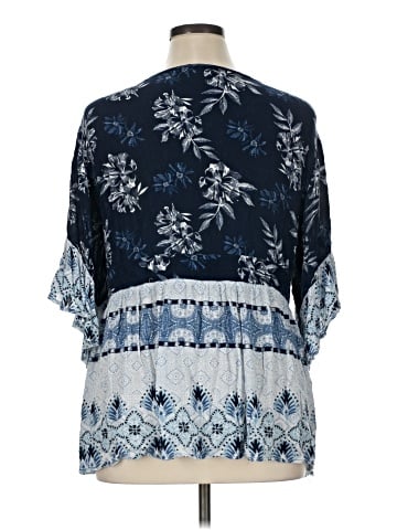 Style&Co Short Sleeve Blouse (view 2)