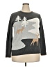 Charter Club Graphic Gray Pullover Sweater Size XXL - photo 1