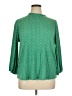 Adrianna Papell Green 3/4 Sleeve Blouse Size XL - photo 1