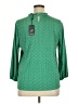 Adrianna Papell Green 3/4 Sleeve Blouse Size XL - photo 2