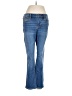 Lands' End Hearts Blue Jeans Size 8 - photo 1