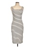 Popular Basics Stripes Ivory Casual Dress Size L - photo 1